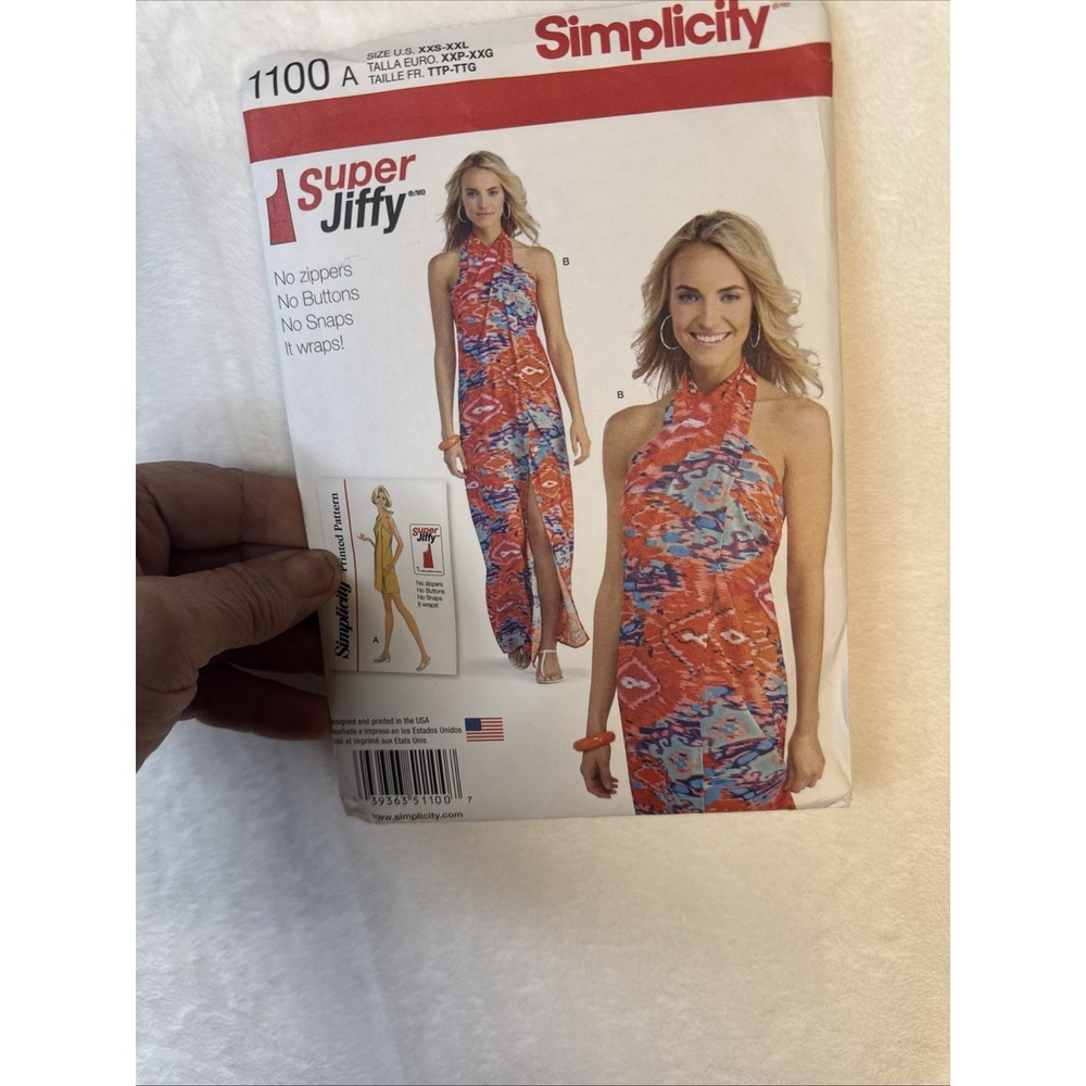Simplicity Pattern - S1100 - Sizes XxS-XxL